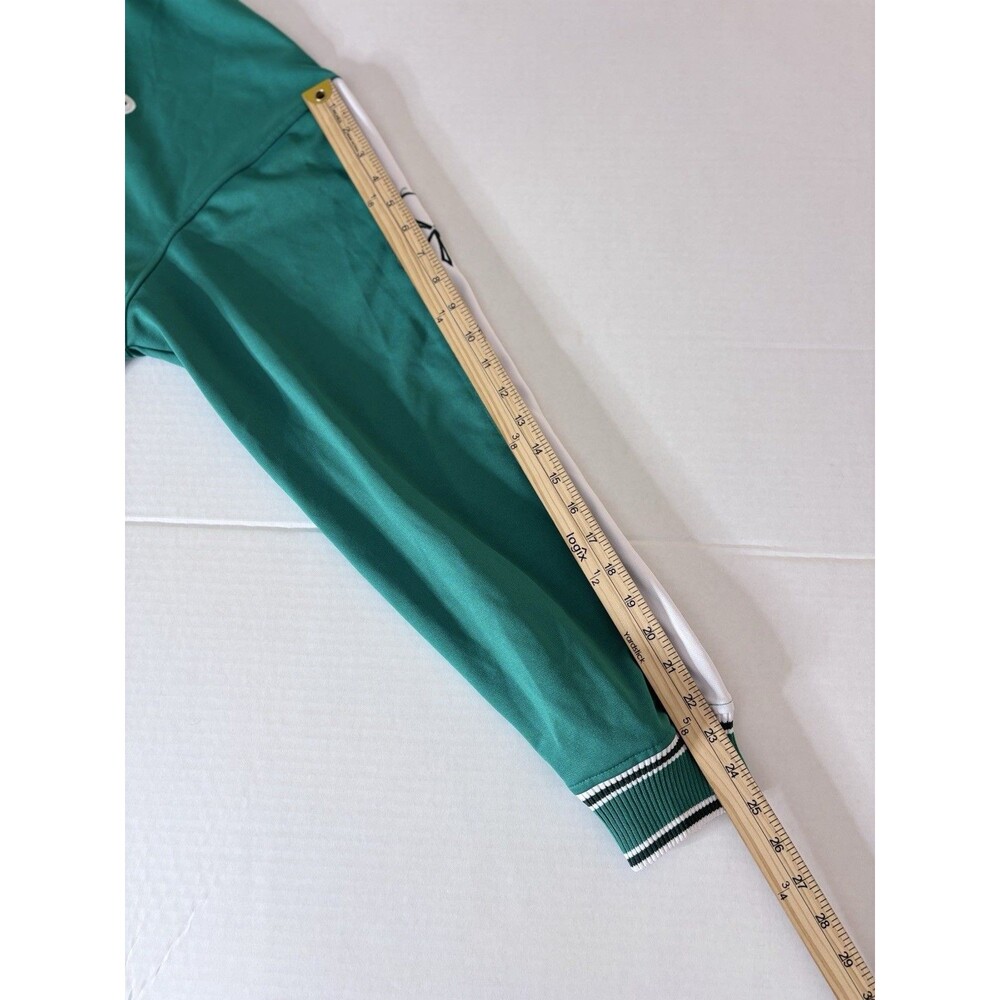 Stitches New York Yankees Green Track Jacket XL Full Zip MLB Jacket Vintage - Picture 8 of 13